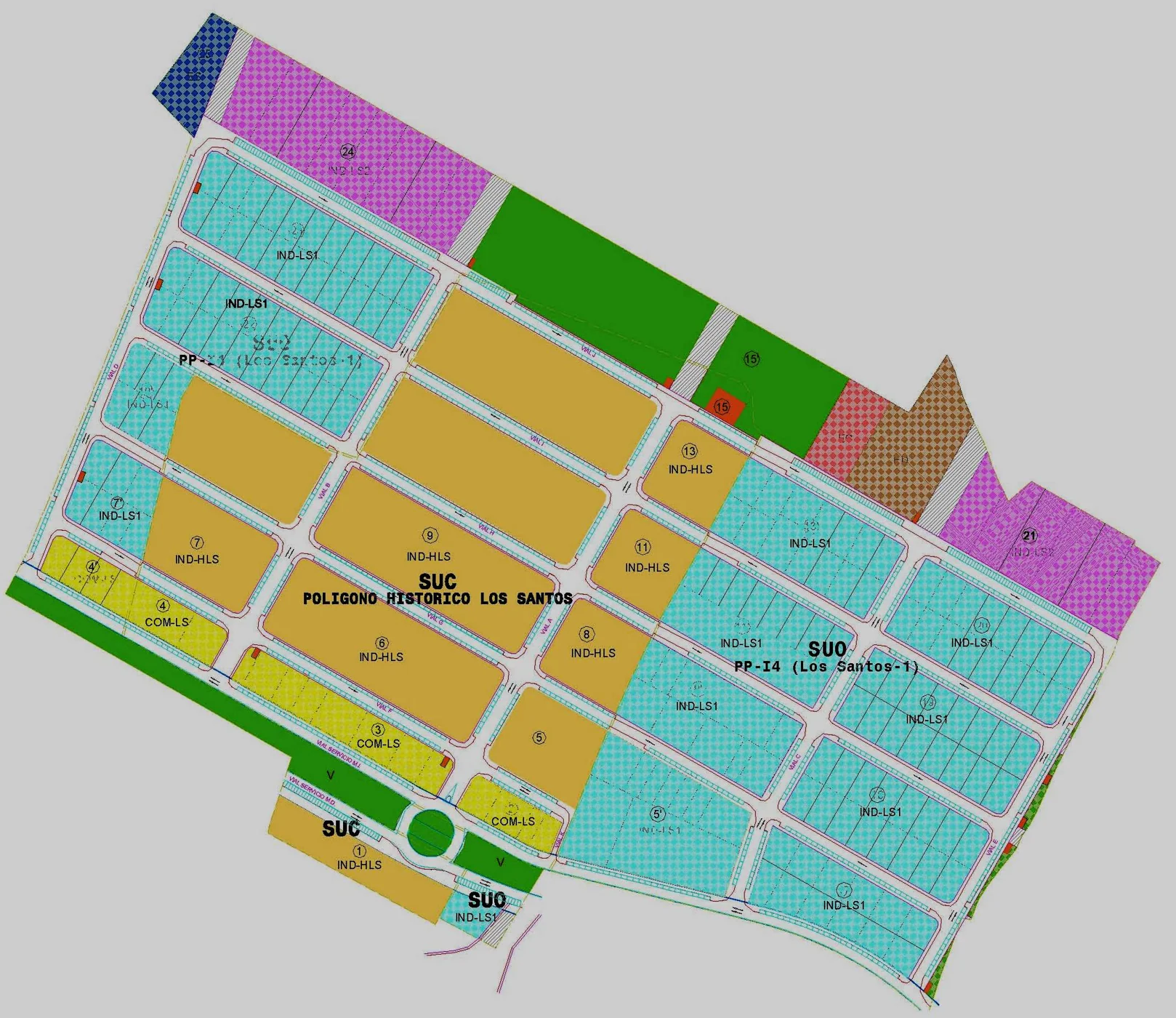 Plan Parcial «Los Santos» — Proyecto de Subintec